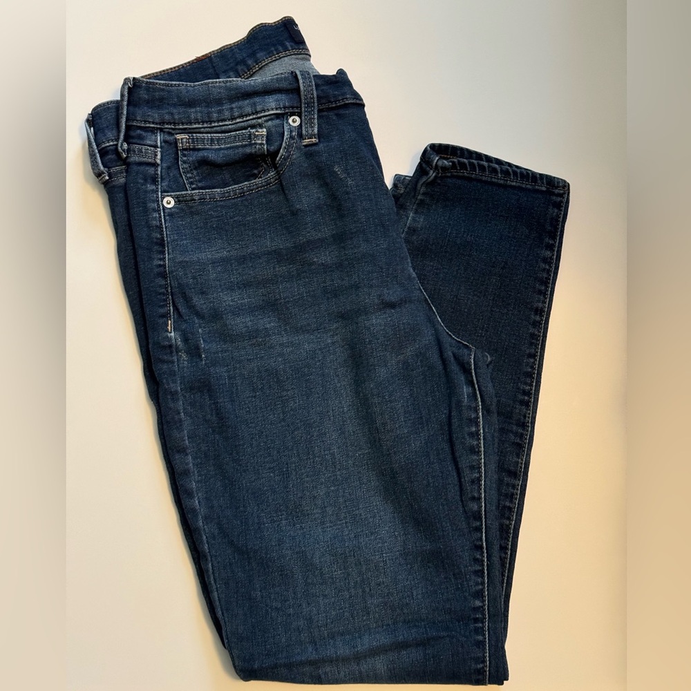 Lucky Brand Mid Rise Jeans Size: 14/32 (Skinny AVA)